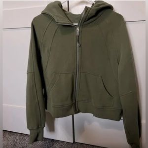 Lululemon Full Zip Crop Scuba Hoodie
